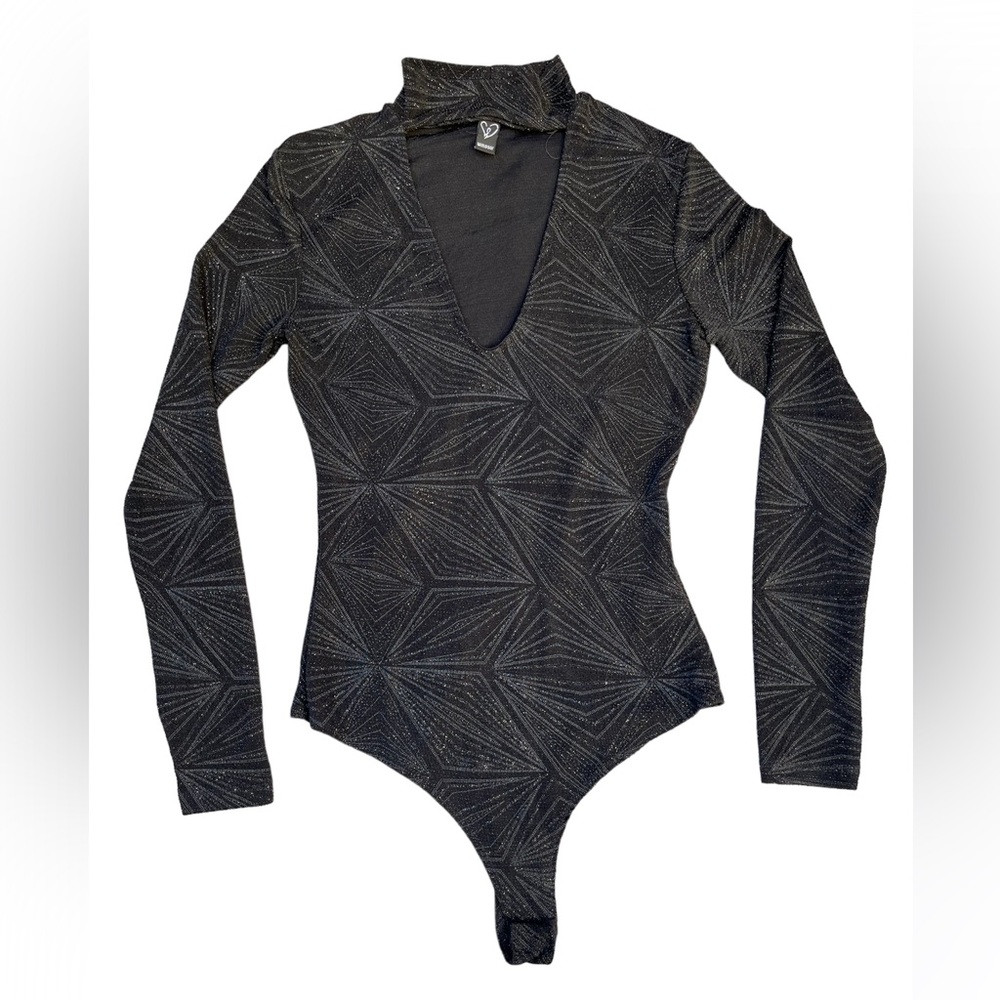 Bodysuit black shiny size L Windsor